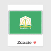 Flagge der Provinz Aceh, Indonesien Aufkleber (Blatt)