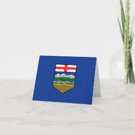 Flagge der Provinz Alberta Karte
