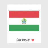 Flagge der Provinz Azángaro, Peru Aufkleber (Blatt)