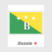 Flagge der Provinz Bocasdel Toro, Panama Aufkleber (Blatt)