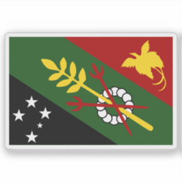 Flagge der Provinz Chimbu (Simbu), Papua Neue Guin Aufkleber