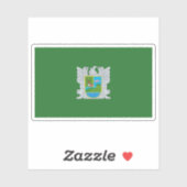 Flagge der Provinz Huari, Peru Aufkleber (Blatt)