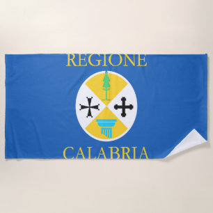 Flagge der Provinz Kalabrien Strandtuch