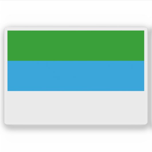 Flagge der Provinz Limon, Costa Rica Aufkleber (Vorderseite)