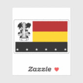 Flagge der Provinz Madang, Papua Neue Guinea Aufkleber (Blatt)