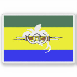 Flagge der Provinz Morobe, Papua Neue Guinea Aufkleber