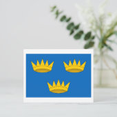 Flagge der Provinz Munster Postkarte (Stehend Vorderseite)