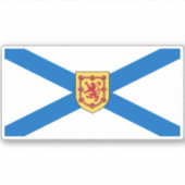 Flagge der Provinz Nova Scotia Aufkleber (Vorderseite)