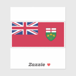 Flagge der Provinz Ontario Aufkleber