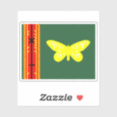 Flagge der Provinz Oro, Papua Neue Guinea Aufkleber (Blatt)