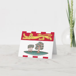 Flagge der Provinz Prince Edward Island Karte