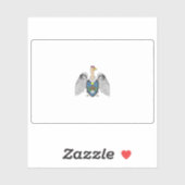 Flagge der Provinz Santiago de Chuco, Peru Aufkleber (Blatt)