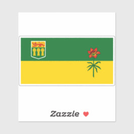 Flagge der Provinz Saskatchewan Aufkleber