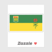 Flagge der Provinz Saskatchewan, Kanada Aufkleber (Blatt)