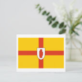 Flagge der Provinz Ulster Postkarte (Stehend Vorderseite)