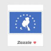 Flagge der Provinz Veraguas, Panama Aufkleber (Blatt)