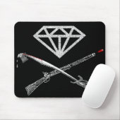 Flagge der "Regel des Diamanten " Mousepad (Mit Mouse)