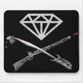 Flagge der "Regel des Diamanten " Mousepad (Vorne)