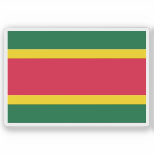 Flagge der Region Algier (Algerien) Aufkleber (Vorderseite)