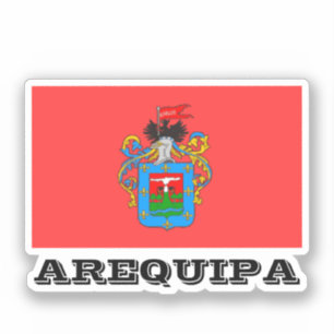 Flagge der Region Arequipa (Peru) Aufkleber