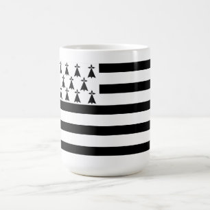 Flagge der Region Bretagne Kaffeetasse