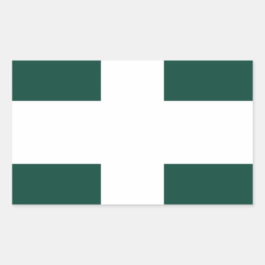 Flagge der Region Rechteckiger Aufkleber (Vorderseite)