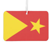 Flagge der Region Tigray Autolufterfrischer (Rückseite)