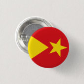 Flagge der Region Tigray Button (Vorne & Hinten)
