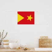 Flagge der Region Tigray Poster (Küche)