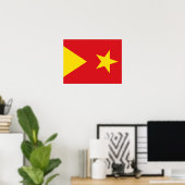 Flagge der Region Tigray Poster (Heimbüro)