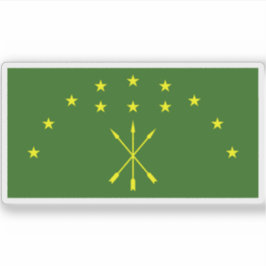 Flagge der Republik Adygea Aufkleber