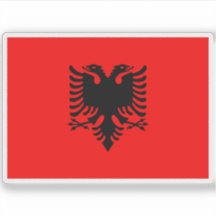 Flagge der Republik Albanien