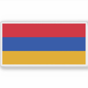 Flagge der Republik Armenien Aufkleber