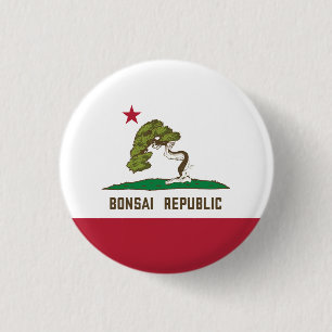 Flagge der Republik Bonsai Button