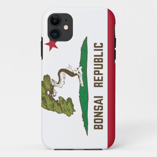 Flagge der Republik Bonsai Case-Mate iPhone Hülle (Rückseite)
