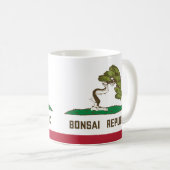 Flagge der Republik Bonsai Kaffeetasse (VorderseiteRechts)