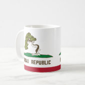 Flagge der Republik Bonsai Kaffeetasse (Vorderseite Links)