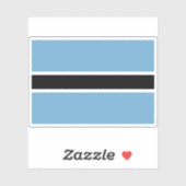 Flagge der Republik Botswana Aufkleber (Blatt)