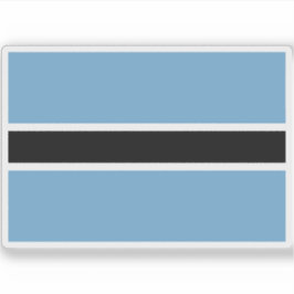 Flagge der Republik Botswana Aufkleber