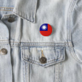 Flagge der Republik China Button (Beispiel)