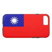 Flagge der Republik China Taiwan Case-Mate iPhone Hülle (Rückseite (Horizontal))