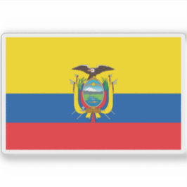 Flagge der Republik Ecuador Aufkleber