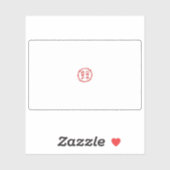 Flagge der Republik Ezo Aufkleber (Blatt)