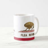 Flagge der Republik Flandern Kaffeetasse (VorderseiteRechts)