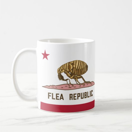 Flagge der Republik Flandern Kaffeetasse (Links)