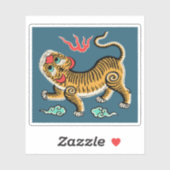 Flagge der Republik Formosa (1895) Aufkleber (Blatt)