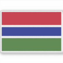 Flagge der Republik Gambia