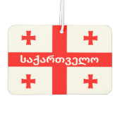 Flagge der Republik Georgien Autolufterfrischer (Rückseite)