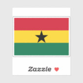 Flagge der Republik Ghana Aufkleber (Blatt)