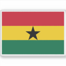Flagge der Republik Ghana